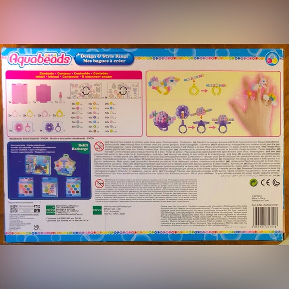 Aquabeads. Design and Style 8 Rings. - Picture 2 of 11